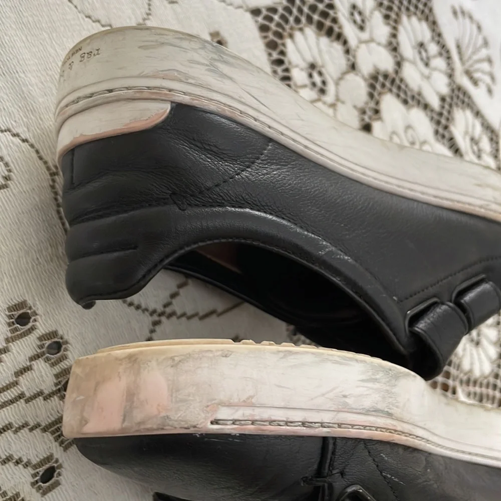 Rag & Bone Kent Leather Velcro Strap Sneakers